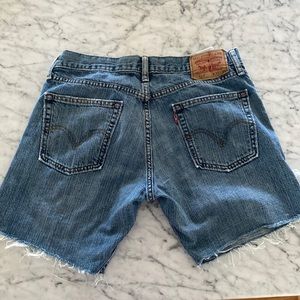 Levi's cut off shorts